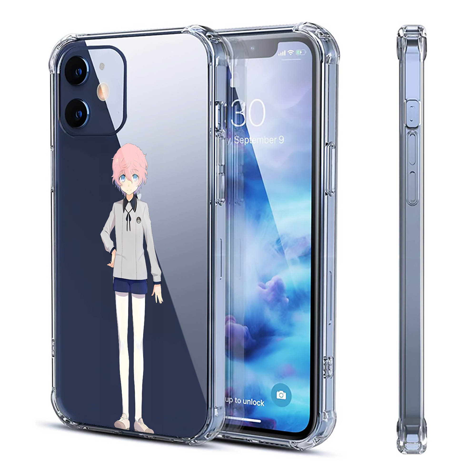 （画像用） 刀剣乱舞 Touken Ranbu 【iPhone 12シリーズ対応】透明スマホケース（クリアソフトケース）